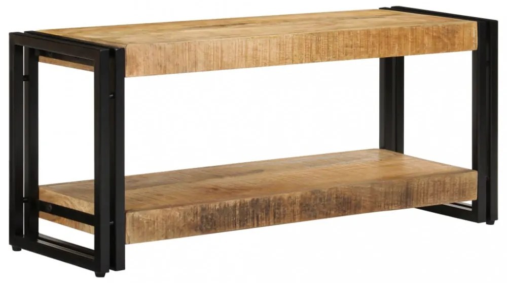 tömör mangófa TV-szekrény 90 x 30 x 40 cm