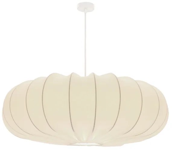 Zsinóros csillár CAFEE 1xE27/40W/230V Ø 66 cm fehér