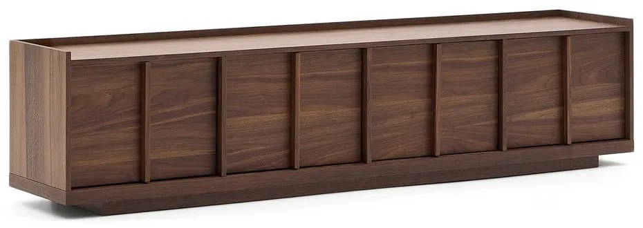 Barna TV-állvány diófa dekorral 200x47x40 cm Onix – Kave Home
