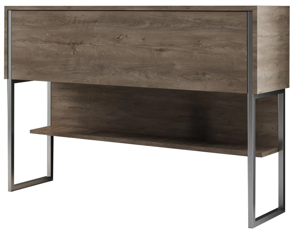 Komód Luxe - Silver, Walnut