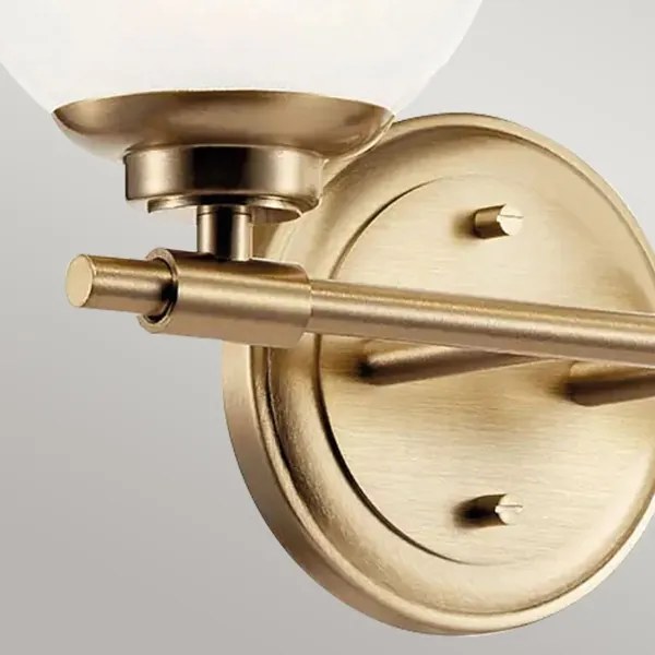 Kichler KL-BENNO2-CPZ - LED Fürdőszobai lámpa BENNO 2xG9/3W/230V IP44 réz