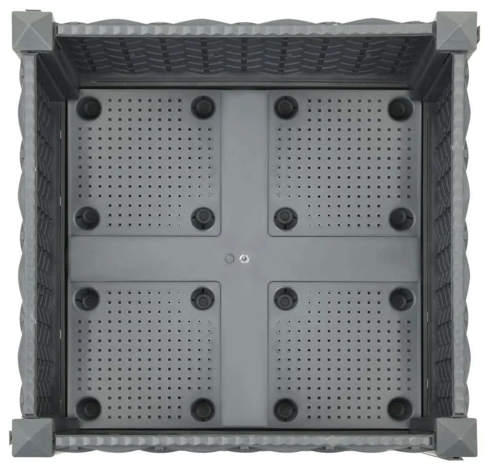 vidaXL polipropilén magaságyás 40 x 40 x 23 cm