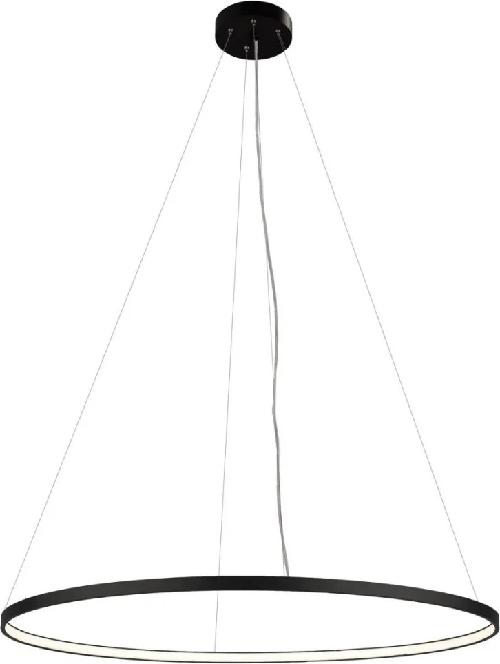 ANTIGO 5342 AGARI Modern Led Függesztett Lámpa Fekete LED IP20