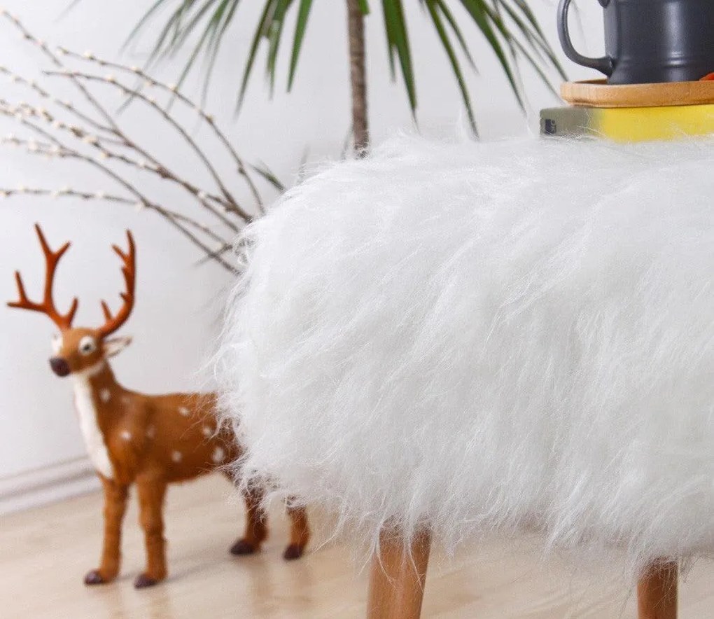 Puha Puff Deer - White