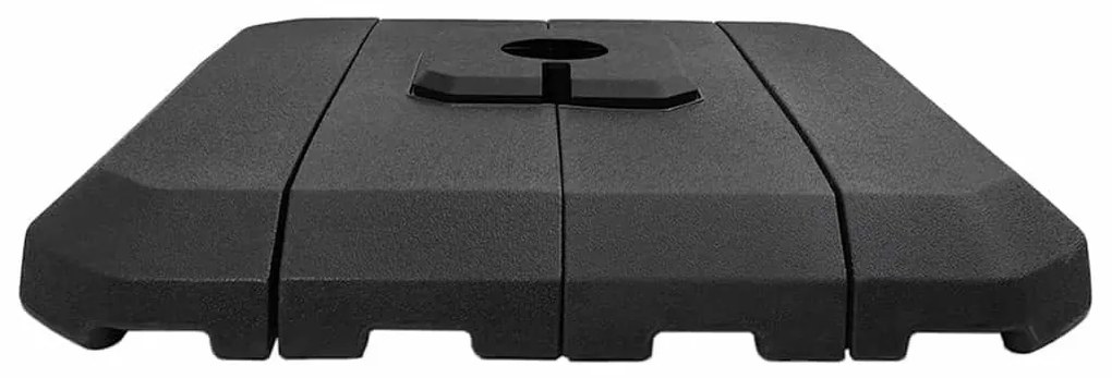 Kantilever Napernyő Talapzat Készlet 4 pcs Fekete