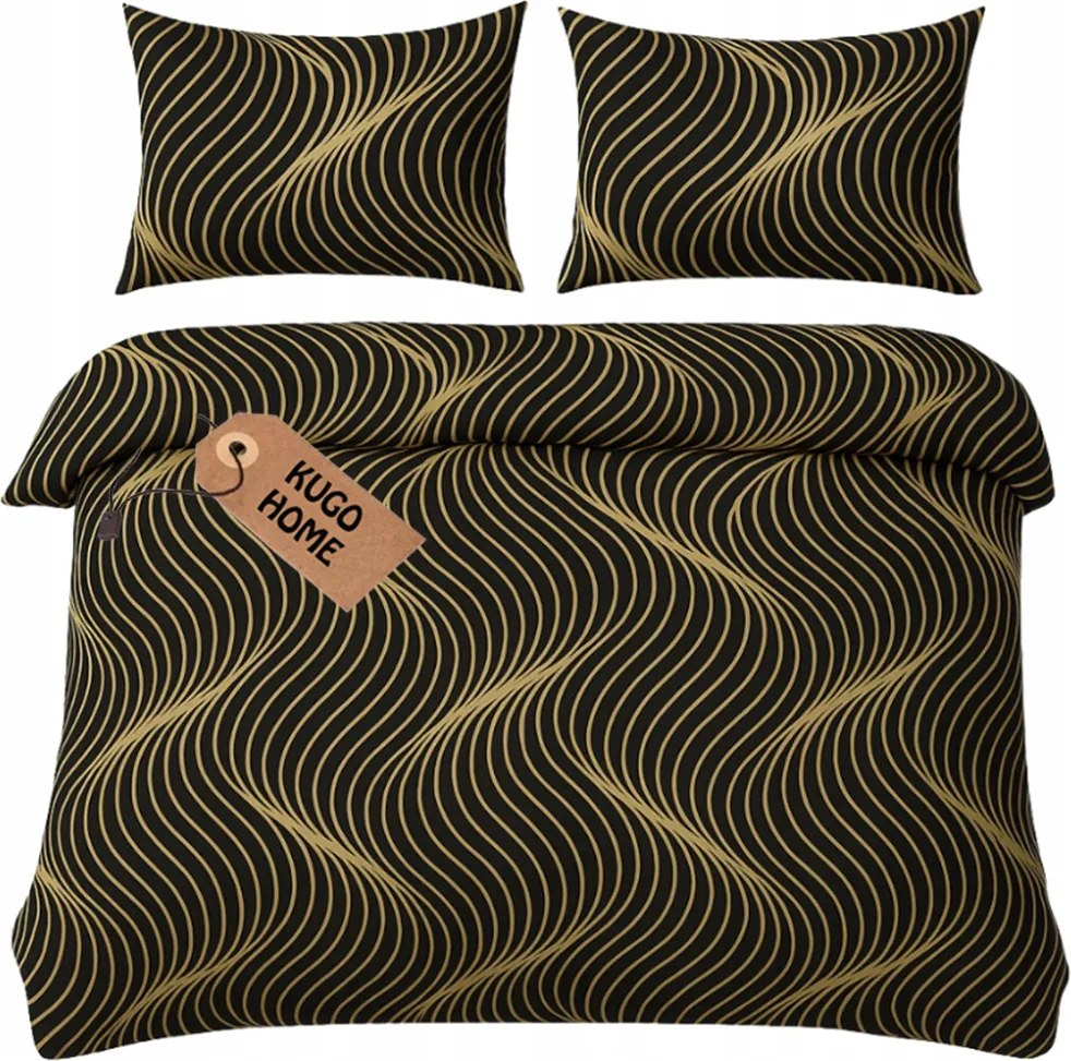 Ágyneműhuzat Garnitúra 160x200 2x Párnahuzat 70x80 Szatén Pamut Különböző Minták