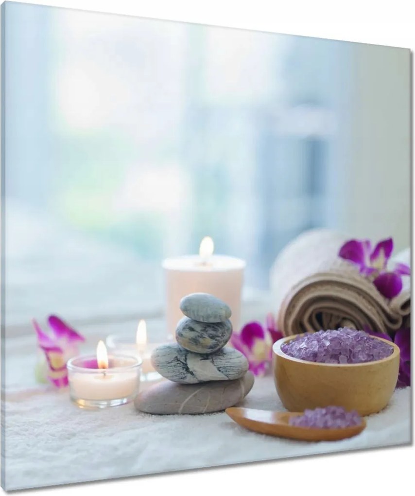 Vászonkép 80x80 Relaxáció Spa