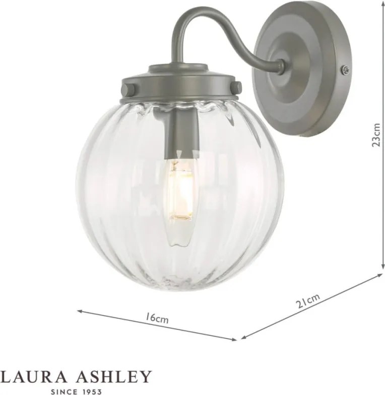Laura Ashley Georgie 3756164-Q Fali lámpa 1x40W/E14 IP44