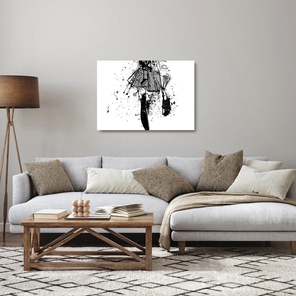 Üveg kép - Divatbemutató (70x50 cm)