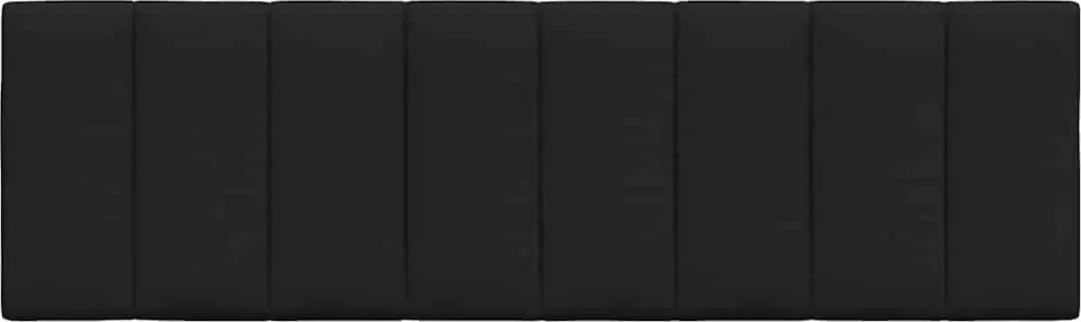 fekete szövet fejtámla párna Hanko 160 cm