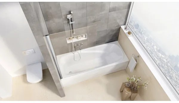 Ravak CO11000000 - Kád VANDA 150x70 cm akril/fényes fehér