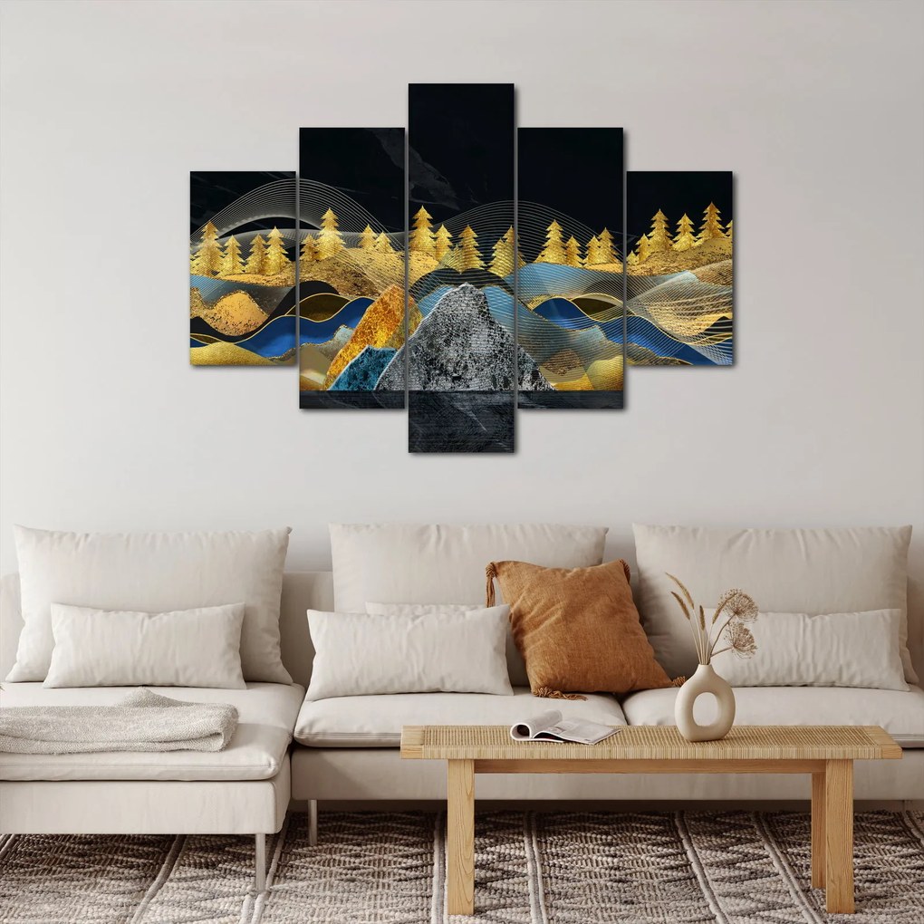 Kép - Arany hegyek (150x105 cm)