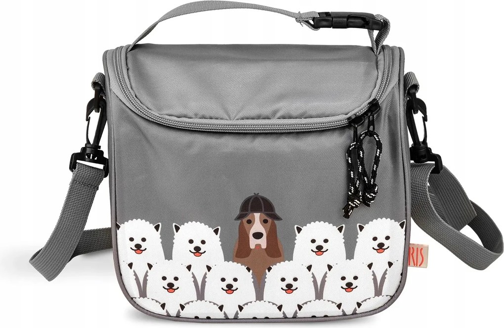 Gyerek termo táska LunchBag szürke