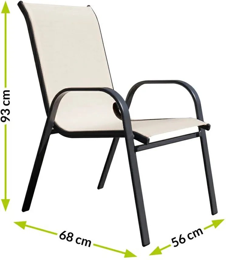 Arkadia kerti szék cappuccino