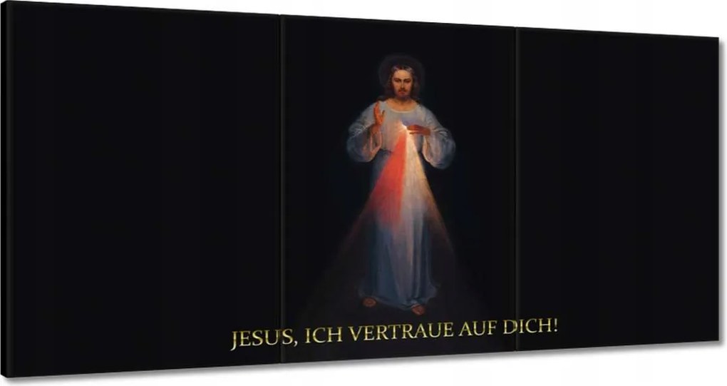 Vászonkép 60x30 Jézus bízom benned Jézus