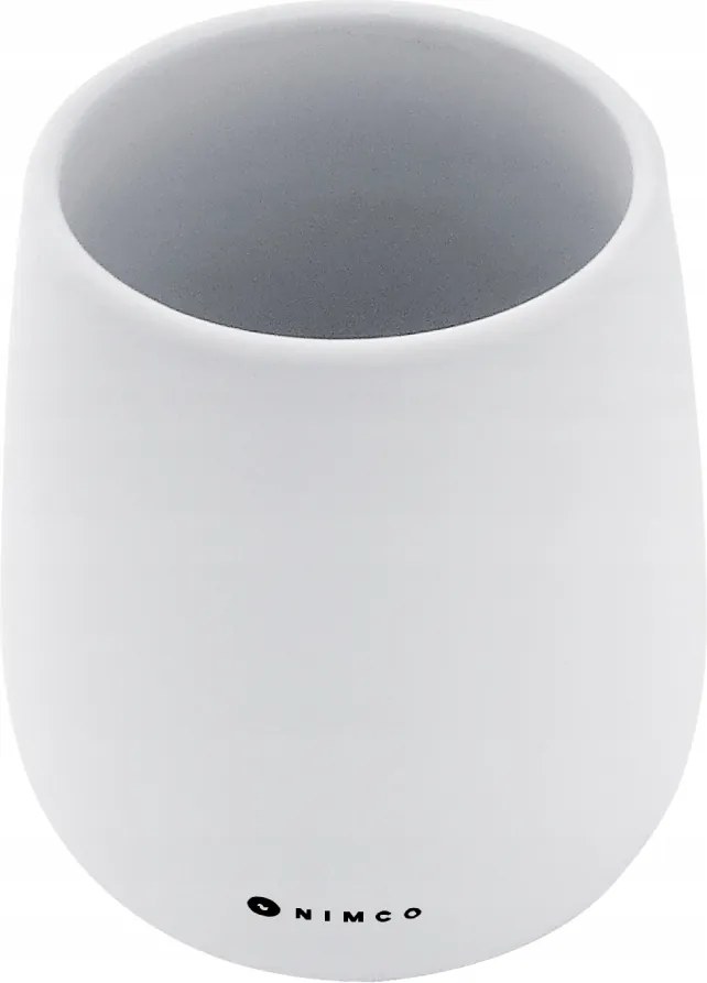 Nimco Tabo fogkefe tartó és csésze fehér por matt Ta 3158-05
