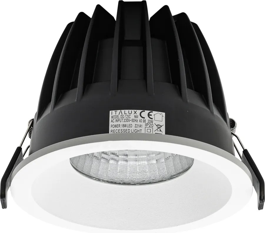 Italux Modern Fürdőszobai lámpa Rezzo Fehér ITXDG-125C/WK-WW/70 IP54