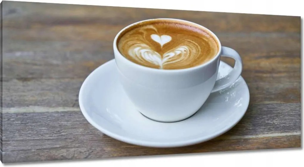 Vászonkép 115x55 Kávé reggel Kávé
