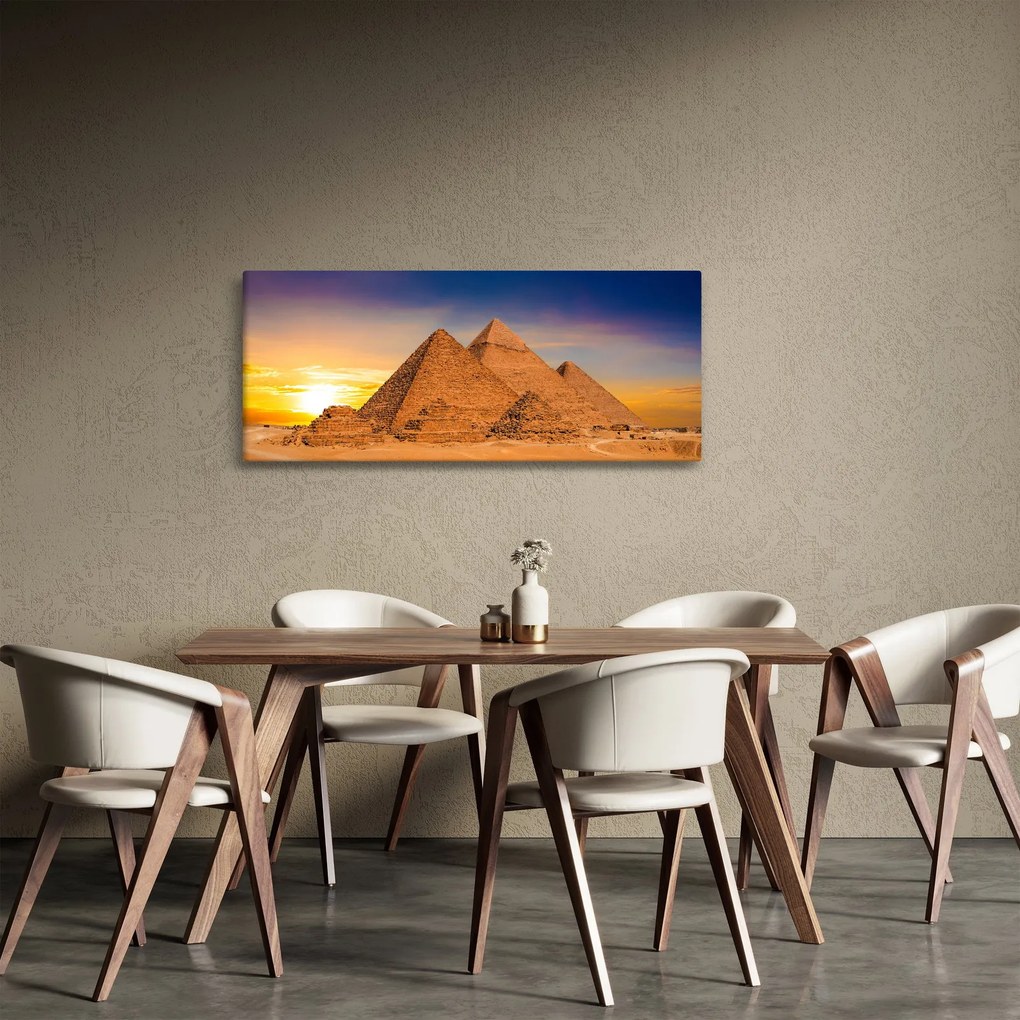 Kép - Egyiptomi piramisok (120x50 cm)