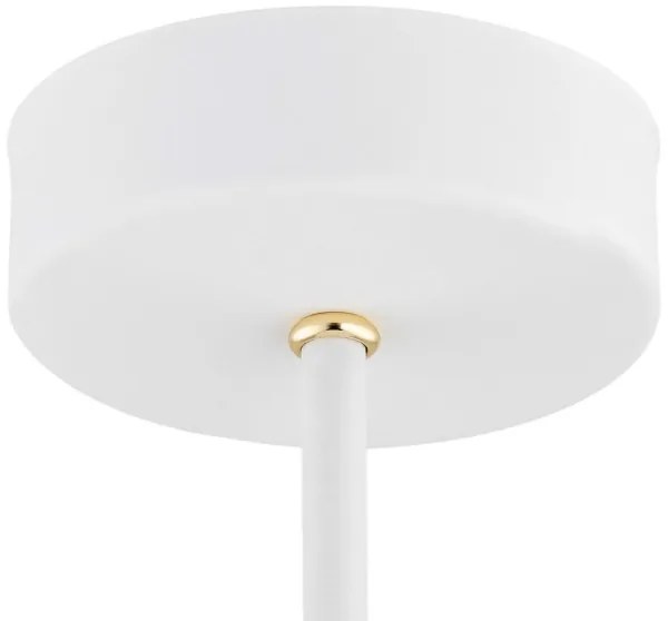 Argon 6148 - Csillár rúdon CHARLOTTE 3xE27/15W/230V fehér/arany