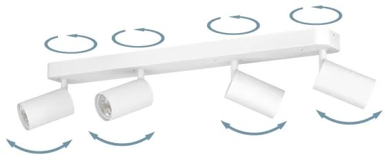 Eglo 900339 - LED RGBW Dimmelhető spotlámpa TELIMBELA-Z 4xGU10/4,9W/230V