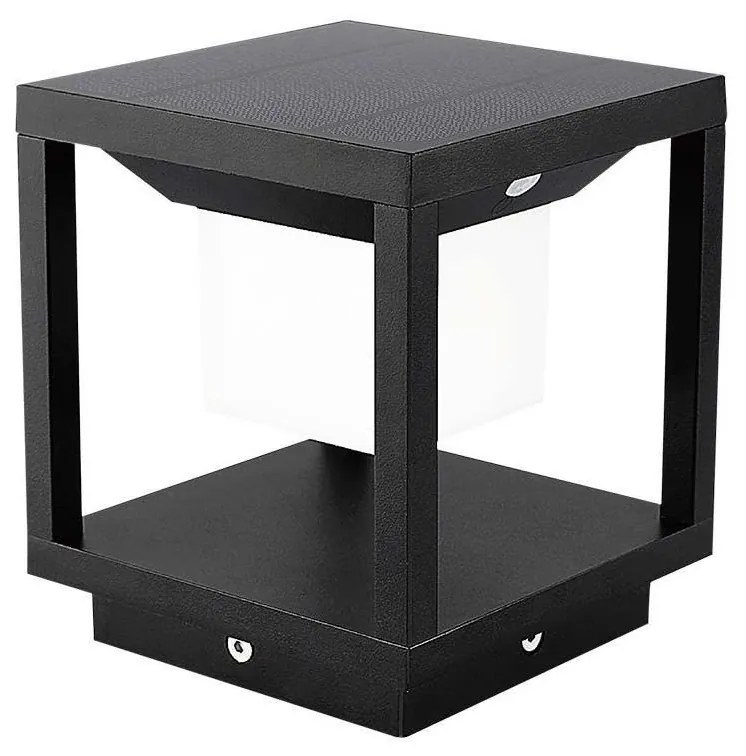 V-Tac LED Napelemes lámpa érzékelővel LED/2W/5,5V 3000K IP65 fekete VT1085
