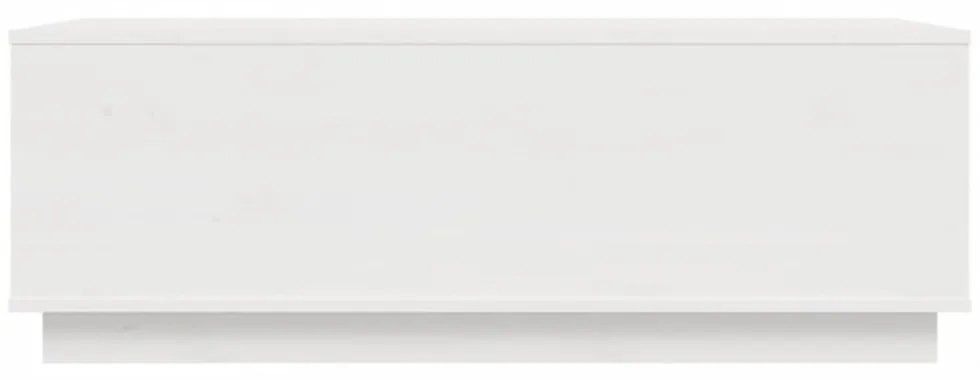 fehér tömör fenyőfa dohányzóasztal 100x50x35 cm