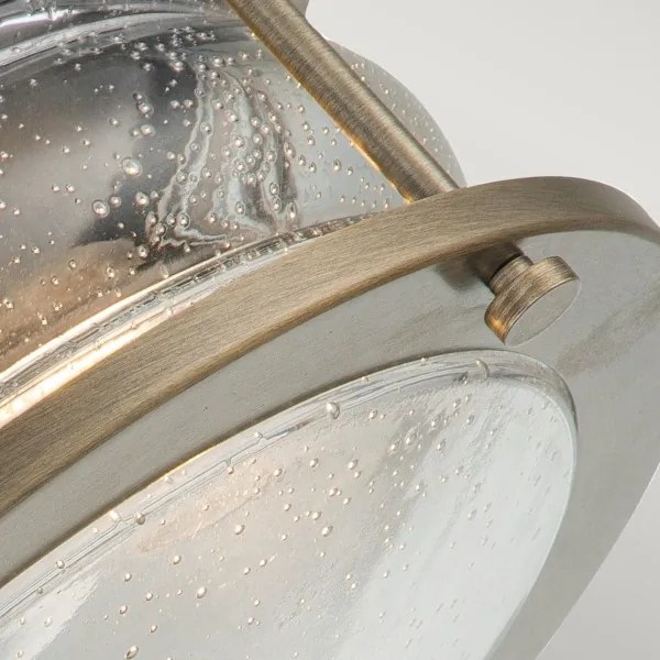 Kichler KL-ASHLANDBAY-F-BU-Kültéri lámpatest ASHLANDBAY 1xE27/60W/230V IP44 bronz