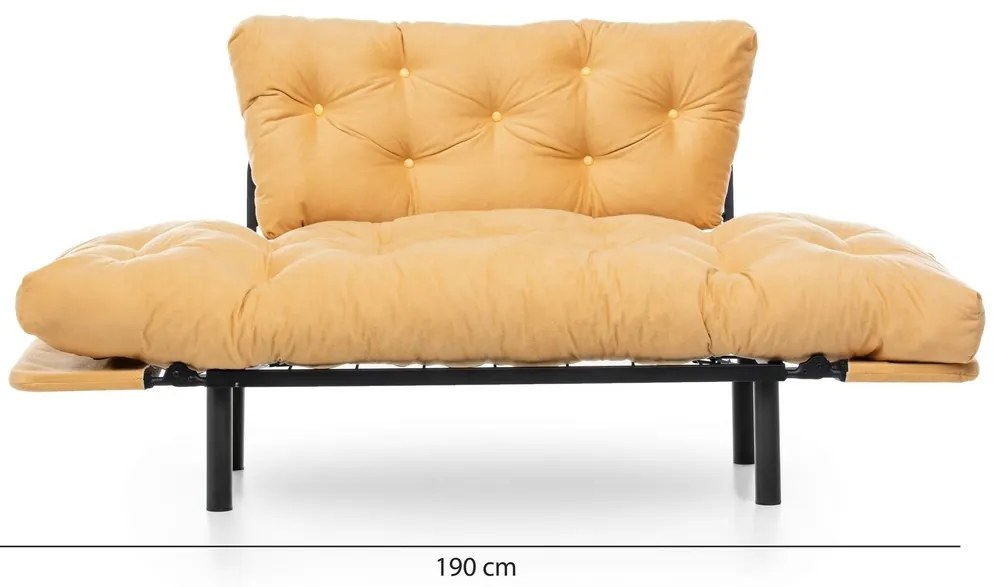 Nitta Mustard kihúzható kanapé