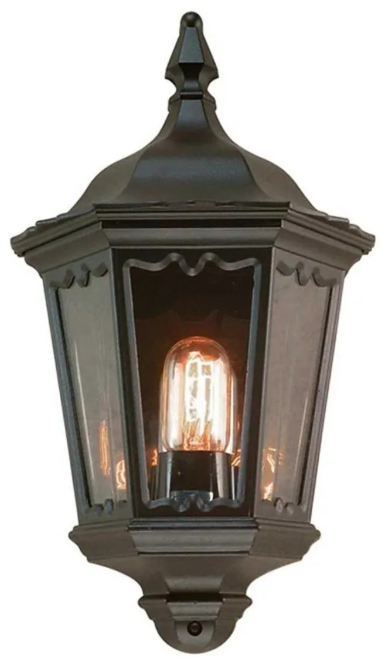 Elstead MD7-BLACK - kültéri fali lámpatest MEDSTEAD 1xE27/60W/230V IP44 fekete