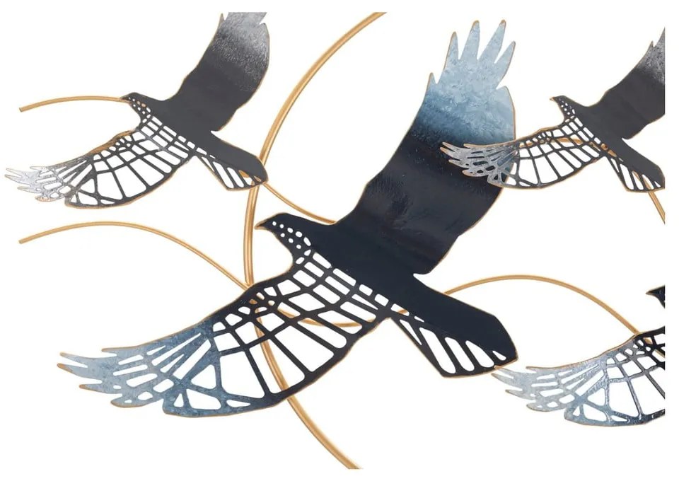 Fém fali dekoráció 91x50 cm Birds – Mauro Ferretti