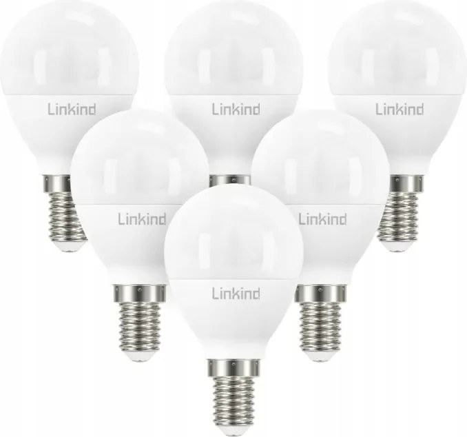 12X Led Izzó Linkind E14 806lm 7.5W 2700K P45