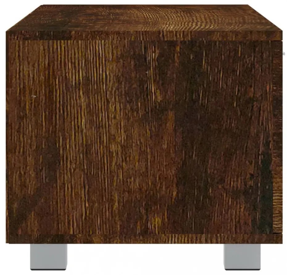 füstös tölgy színű szerelt fa TV-szekrény 140 x 40,5 x 35 cm