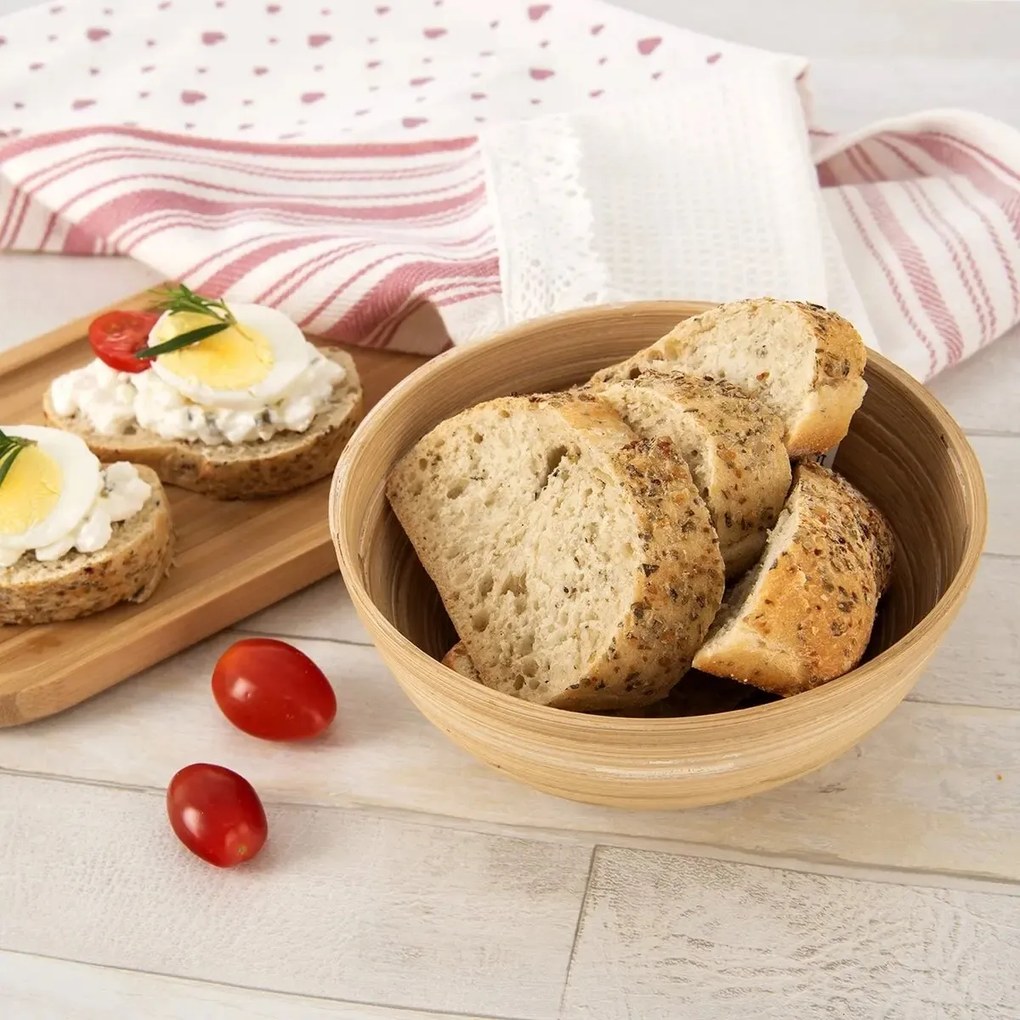 Orion tál fonott bambuszból, 14 cm , S