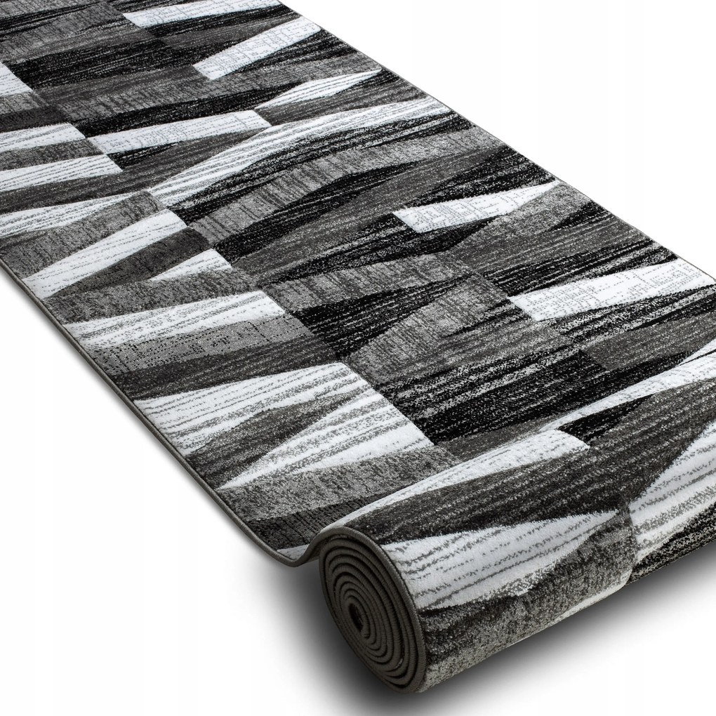 Futószőnyeg Alter 120 cm Csíkos szürke ^*Q2908