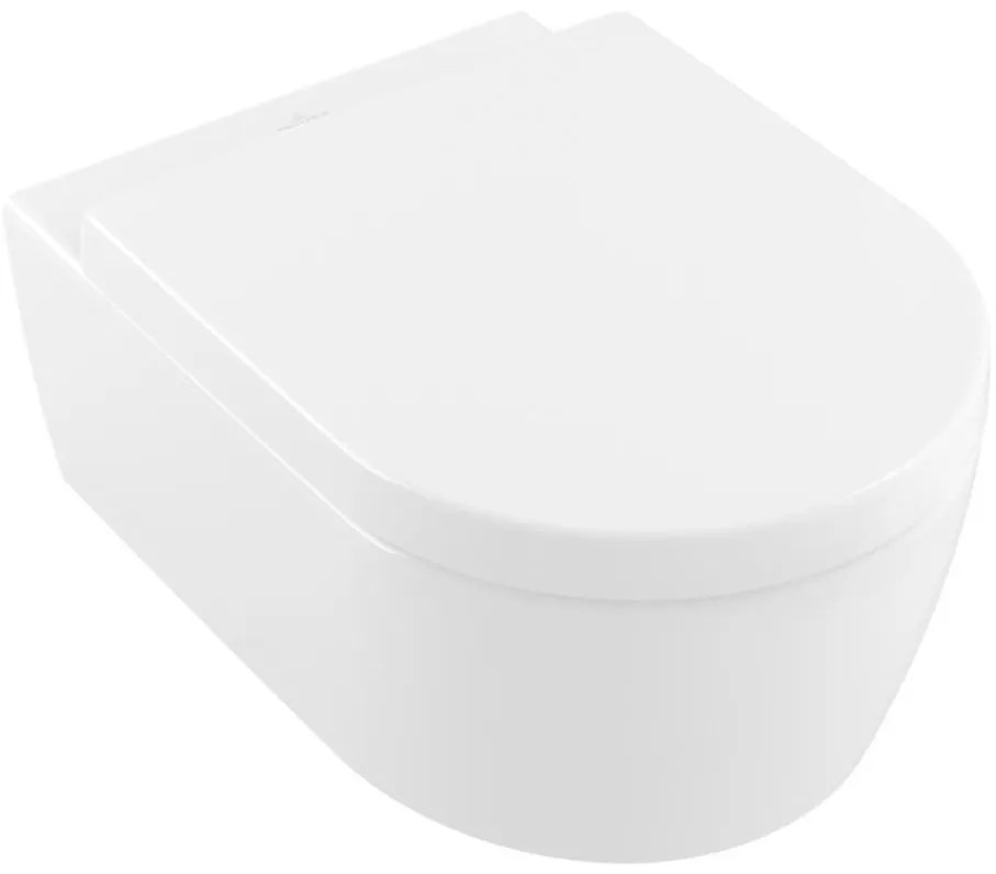 Villeroy & Boch 5656HR01 - Fali WC SoftClose ülőkével AVENTO kerámia/alpesi fehér