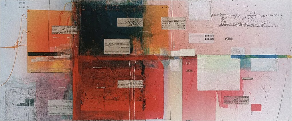 Fotótapéta Falra az előszoba konyhájába Absztrakt kompozíció 250x104