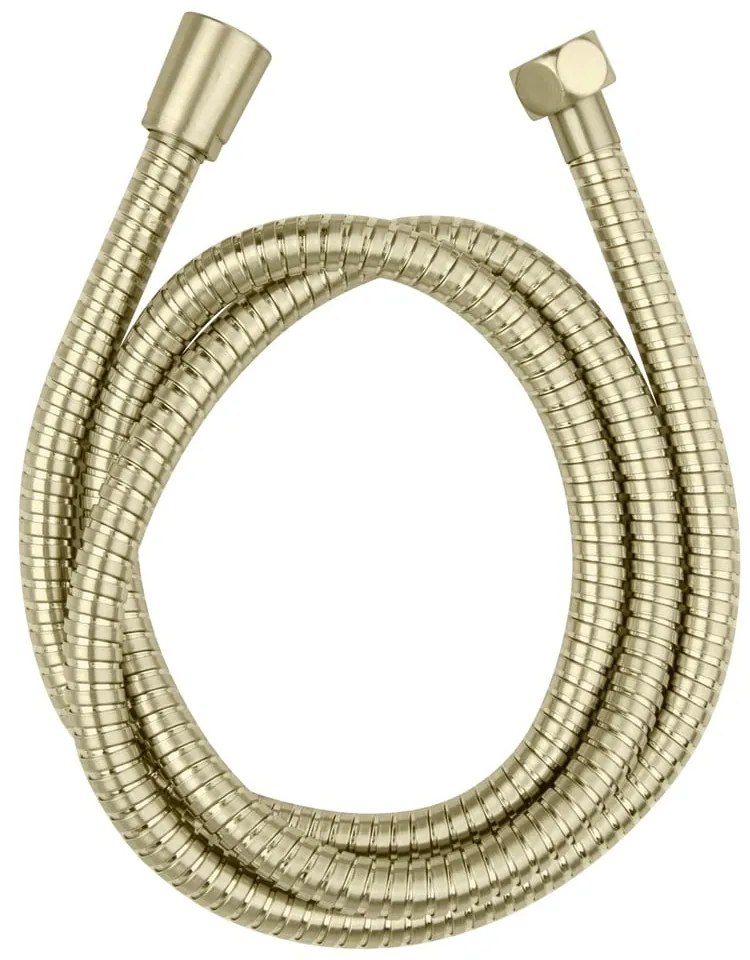 Matt aranyszínű rozsdamentes acél zuhanycső 150 cm Brass – Wenko