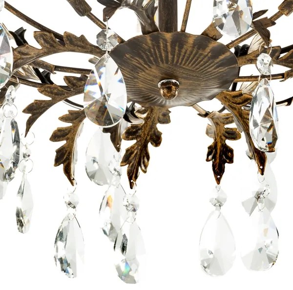 ONLI - TERESA mennyezeti lámpatest 3xE14/6W/230V bronzszínű