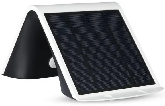 LED Napelemes érzékelős fali lámpa LED/3W/3,7V 3000/4000K IP65 fehér