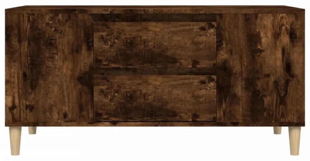 füstös tölgy színű szerelt fa TV-szekrény 102x44,5x50 cm