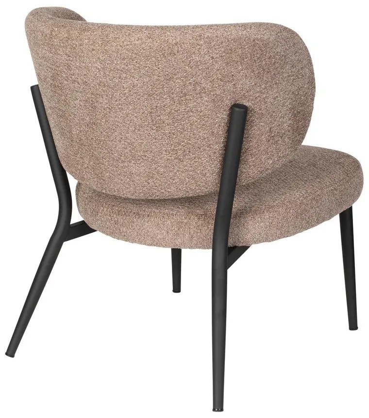 Világosbarna fotel Sanne – White Label