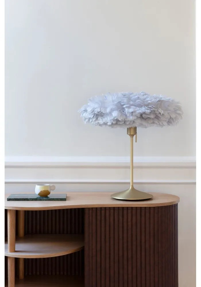 Barna-natúr színű alacsony komód tölgyfa dekorral, tolóajtóval 100x67 cm Audacious – UMAGE