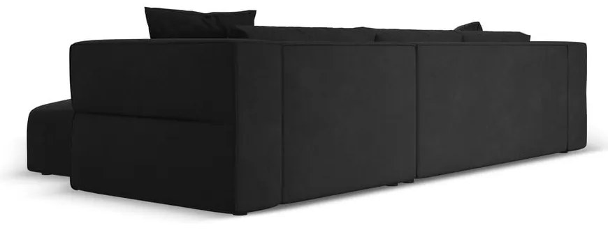 Fekete sarokkanapé (jobb oldali) Esther – Milo Casa
