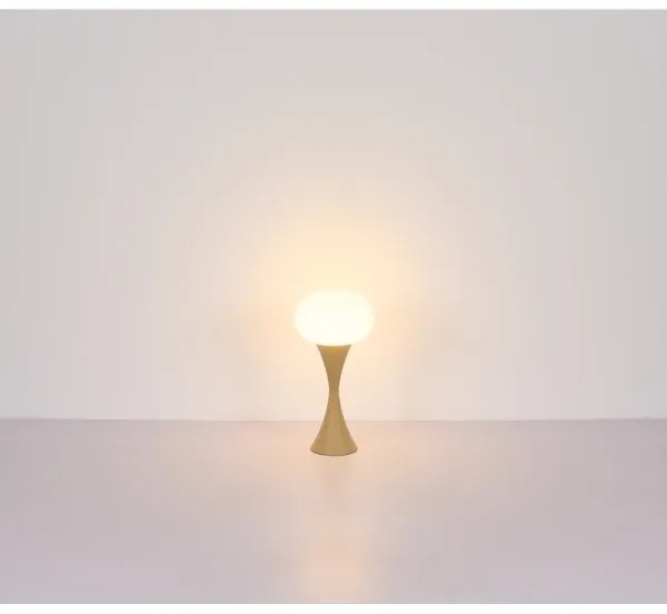 Globo 21027M - Asztali lámpa LULA 1xE14/25W/230V aranyszínű