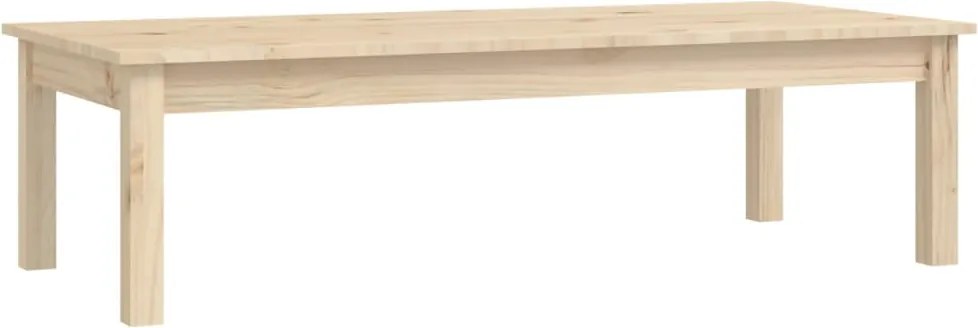 vidaXL tömör fenyőfa dohányzóasztal 110 x 50 x 30 cm