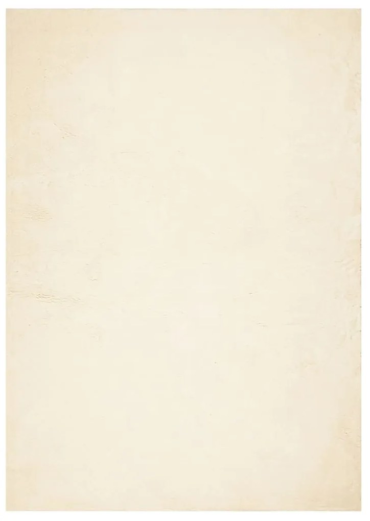 HUARTE krémszínű rövid szálú puha és mosható szőnyeg 120x170 cm