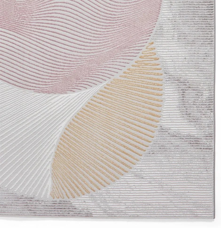 Világoskék-világos rózsaszín szőnyeg 120x170 cm Creation – Think Rugs