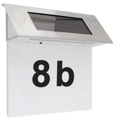 LED Napelemes házszám 600 mAh