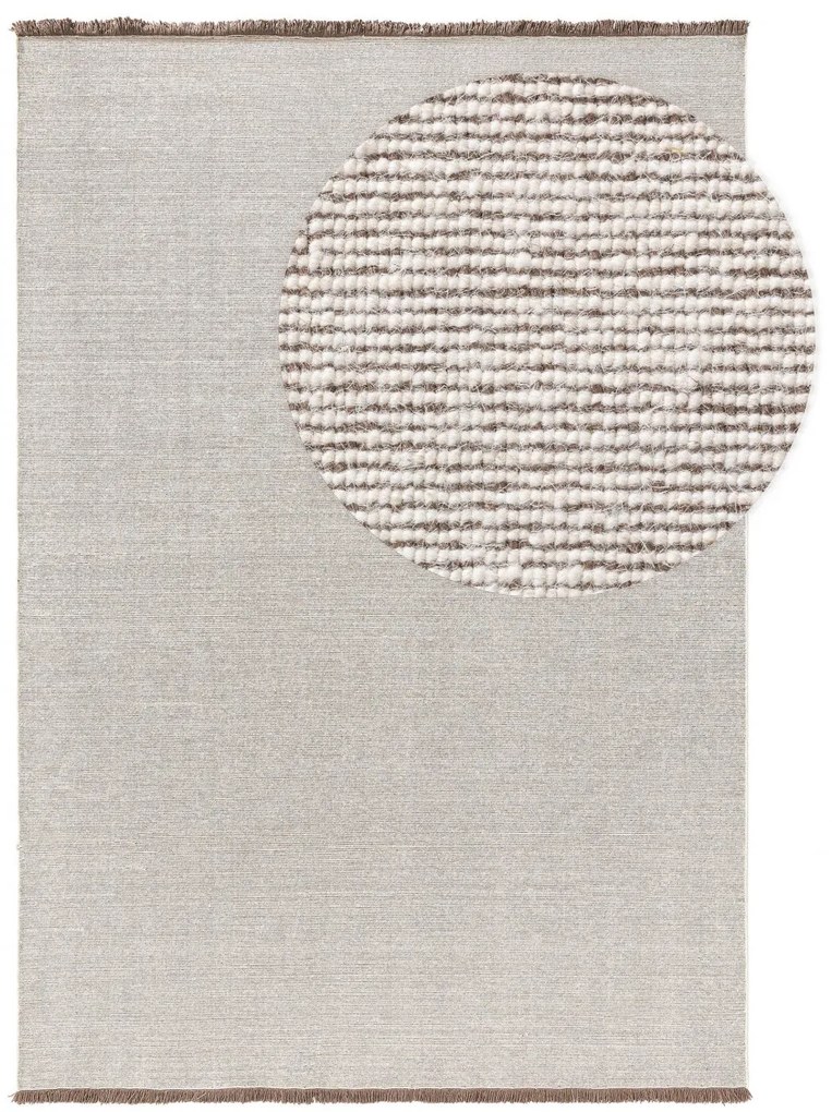 Síkszövött szőnyeg Mia Brown 250x350 cm